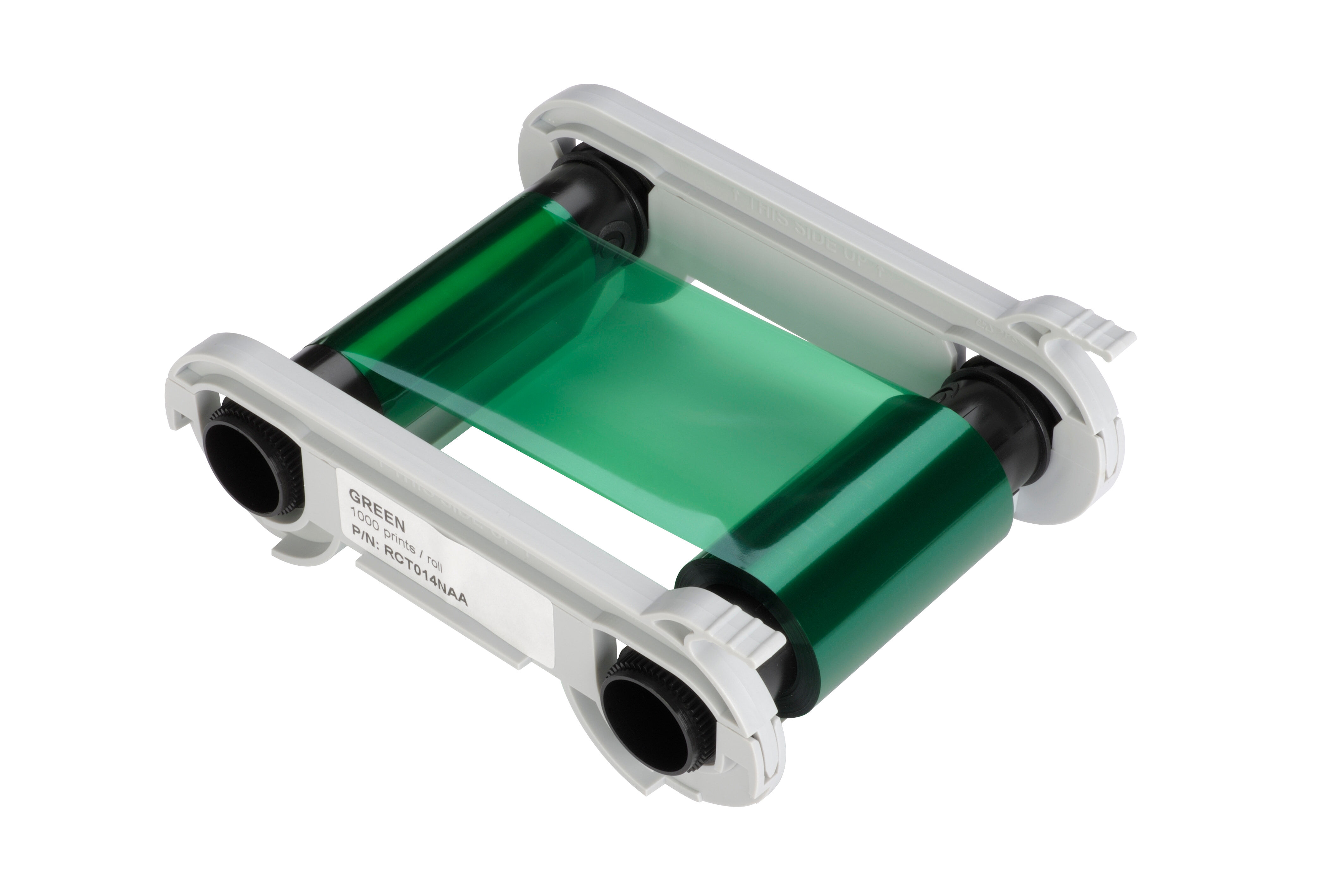 RCT014NAA Green Mono Ribbon for Zenius and Primacy (first generation) Plastic Card Printers