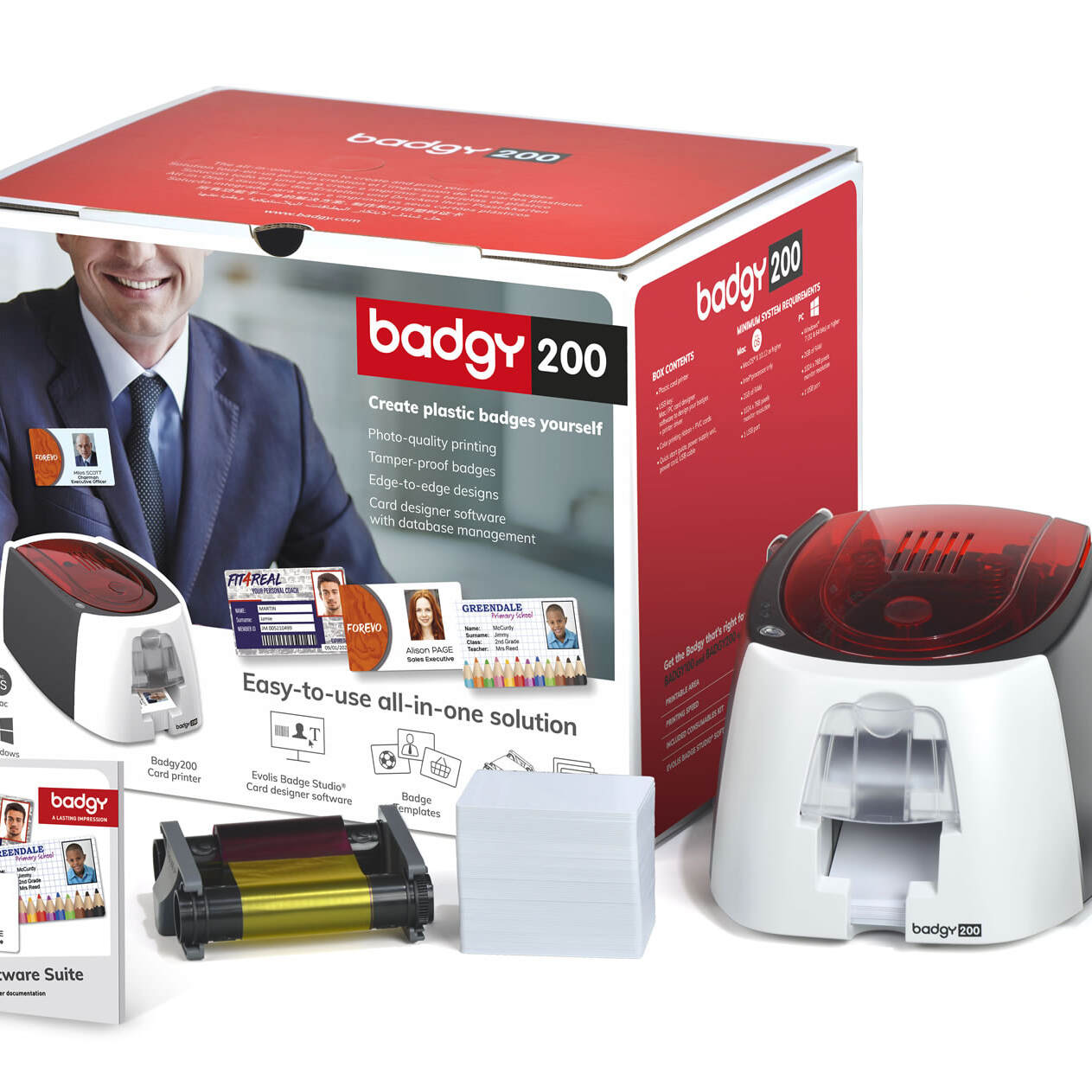 badgy200 plastic card solution 