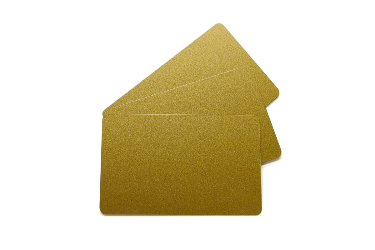 C4601 Gold PVC Cards CR80