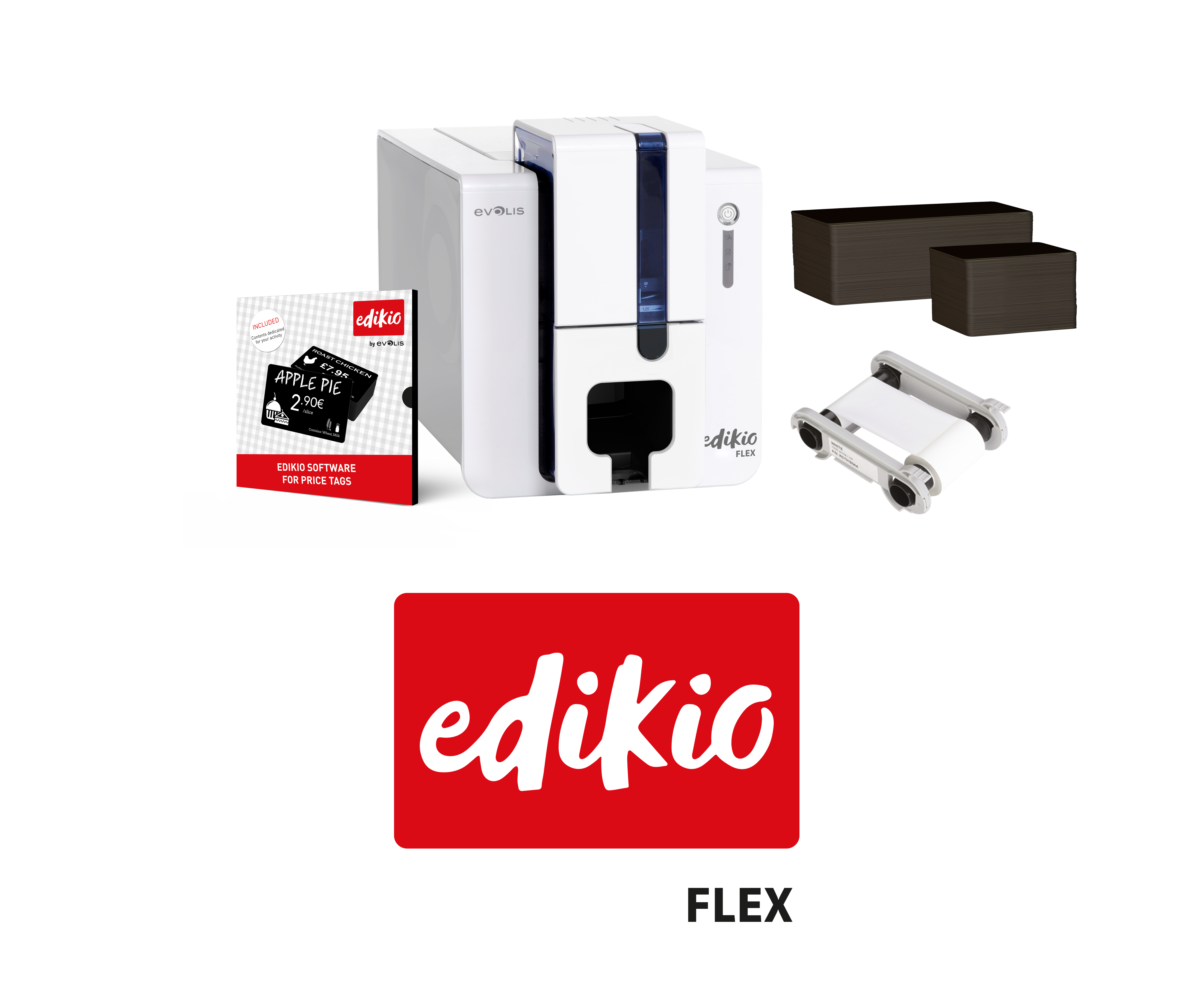 Edikio Flex - price tag food counter display solution