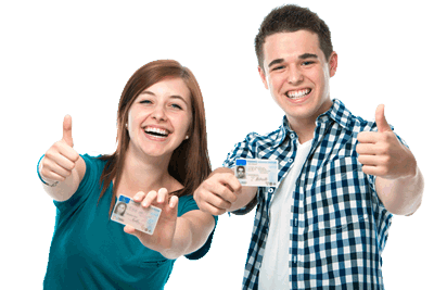 students-holding-id-card